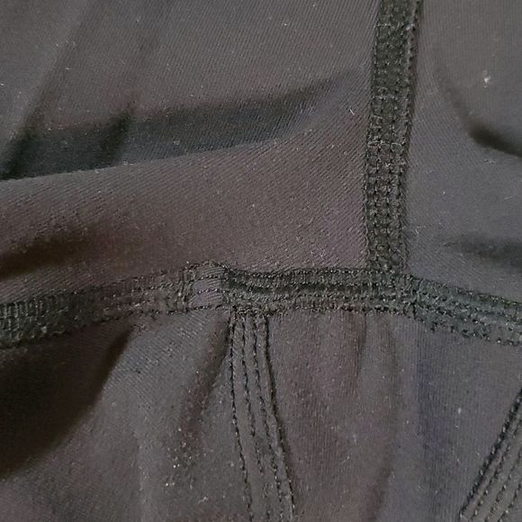 Lululemon Speed Tight IV Brushed Full Length Ruched Leggings Black Shadow Wrap 8 - Picture 8 of 14